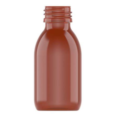 PET-flaska brun 100 ml sirop
