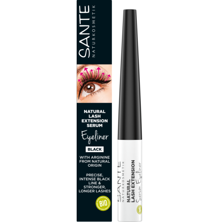 Natural lash extension serum eyeliner
