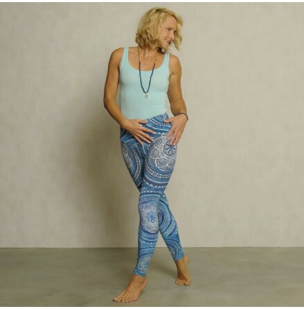 Yoga Leggings Blue Spirit
