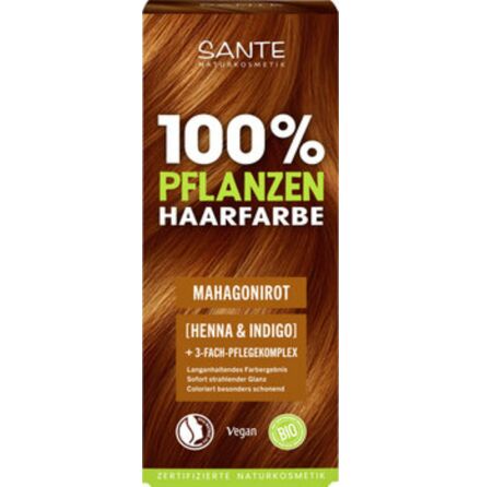 Herbal Hair Color Mahogany Red, 100 g