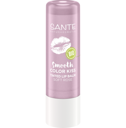 Smooth Color Kiss Tinted Lip Balm, Soft Rose (4,80 ml)