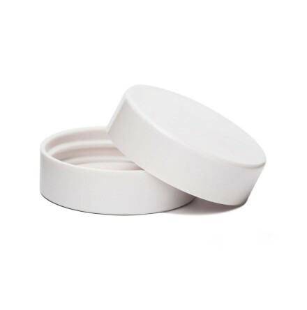 Lock vitt till glasburk 15/30 ml