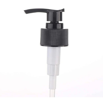 Pumphuvud svart 28 mm r�fflad