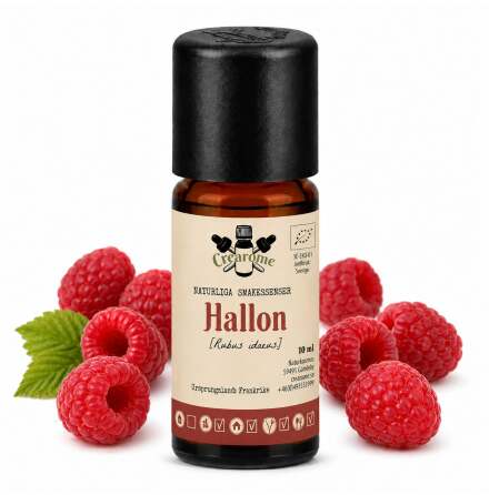 Hallon arom naturligt
