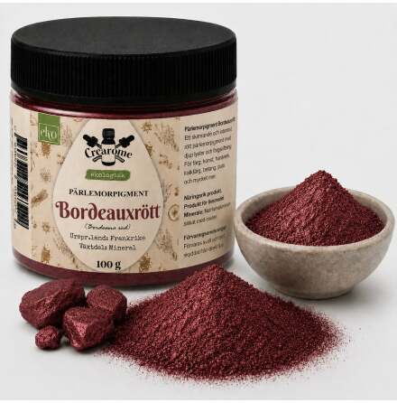 Bordeauxr�tt p�rlemorpigment