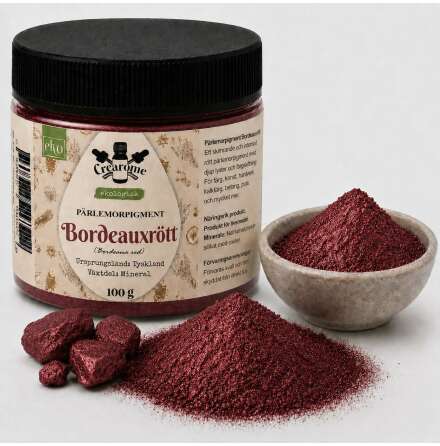 Bordeauxr�tt p�rlemorpigment