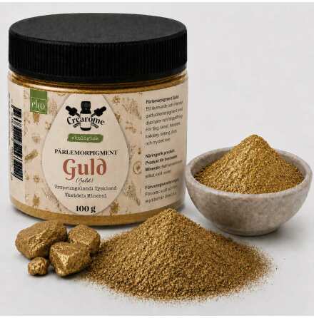 Guld pärlemorpigment