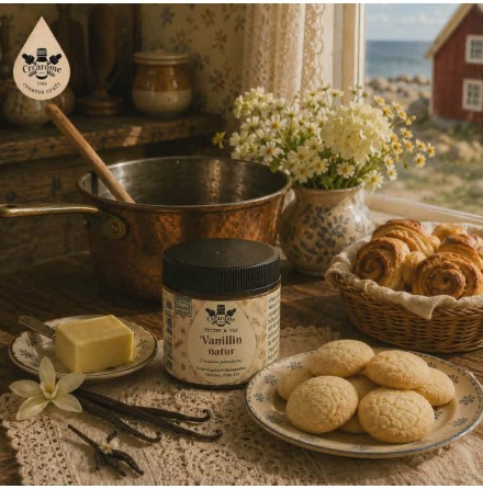 Vanillin natur pulver