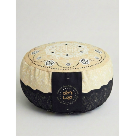 Meditationskudde rund hibiskus