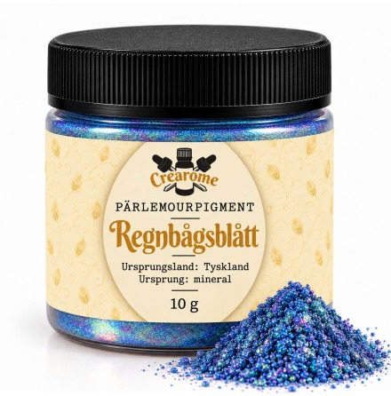 Regnbågsblått pärlemorpigment