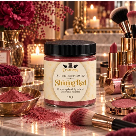 Shining red pärlemorpigment