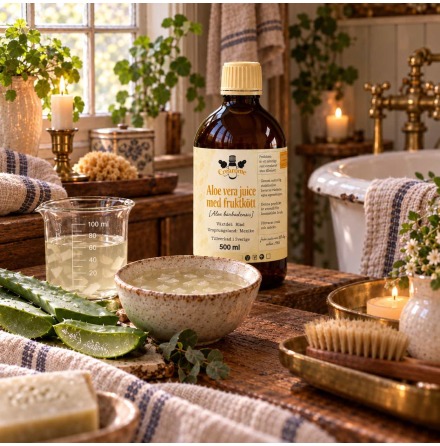 Aloe vera juice med fruktkött