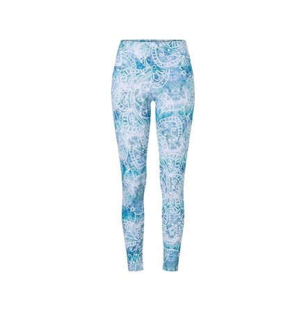 Yogaleggings Caru turkos m�nstrad