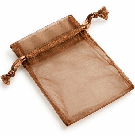 Organzap�se 9x12cm Mocca