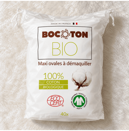 Bomullsovaler fairtrade 40st EKO