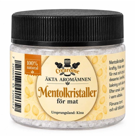 Mentolkristaller för mat EKO