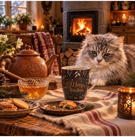Mugg Dark Merry Christmas