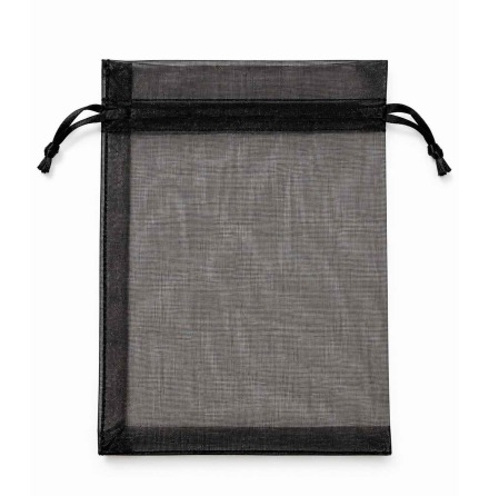  Organzap�se Svart 10x15 cm
